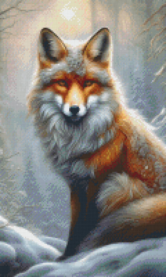 Precious Fox [12] Twelve Baseplate Pixelhobby Mini Mosaic Art Kit